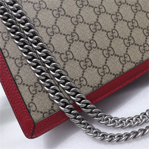 Gu.cci Dionysus GG Supreme Top Handle Shoudler Bag Red 621512