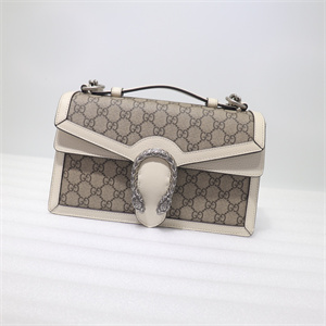 Gu.cci Dionysus GG Supreme Top Handle Shoudler Bag White 621512
