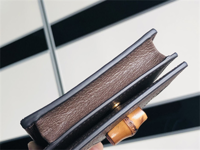 Gu.cci Diana Jumbo GG Card Case Wallet 658244