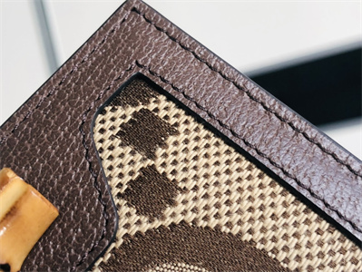 Gu.cci Diana Jumbo GG Card Case Wallet 658244