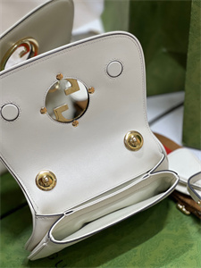 Gu.cci Blondie Mini Bag White Leather 698643