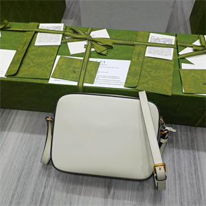 Gu.cci Horsebit 1955 Small Shoulder Bag White leather 645454