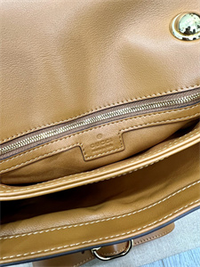 Gu.cci Blondie Medium Top Handle Bag Brown Leather 721172