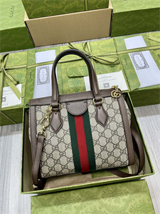 Gu.cci Ophidia  GG Small Tote Bag GG Supreme Canvas 547551