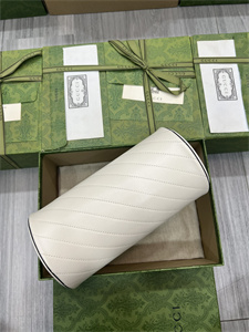 Gu.cci Blondie Small Shoulder Bag White Leather 760169