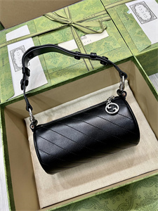 Gu.cci Blondie Mini Shoulder Bag Black Leather 760170