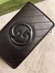 Gu.cci Blondie Wallet Black Leather 760336