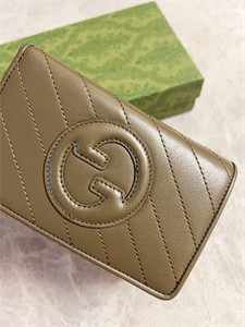 Gu.cci Blondie Wallet Dark Grey Leather 760336