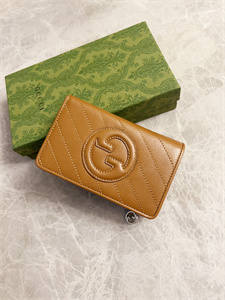 Gu.cci Blondie Wallet Brown Leather 760336