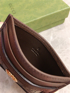 Gu.cci Ophidia GG Card Case Supreme Canvas 523159