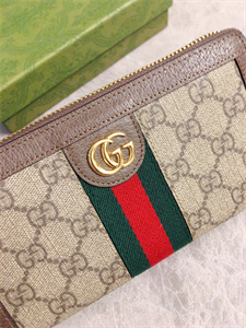 Gu.cci Ophidia GG Zipper Around Wallet Supreme Canvas 523154