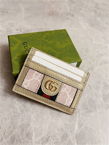 Gu.cci Ophidia GG Card Case Supreme Canvas 523159