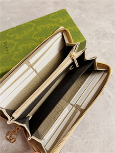 Gu.cci Ophidia GG Zipper Around Wallet Supreme Canvas 523154