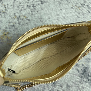 Gu.cci Ophidia Mini Bag GG Supreme Canvas Gold 764960