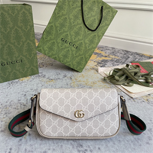 Gu.cci Ophidia Mini Bag GG Supreme Canvas 764961