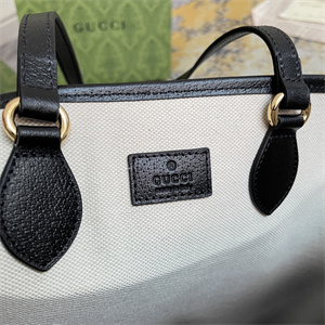 Gu.cci Ophidia Mini Tote Bag Black Leather 765043