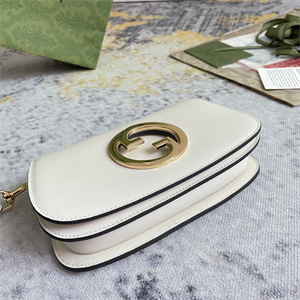 Gu.cci Blondie Mini Bag White Leather 698630