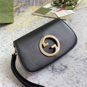 Gu.cci Blondie Mini Bag Black Leather 698630