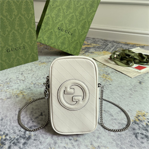 Gu.cci Blondie Mini Bag White Leather 760315