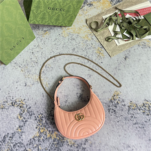 Gu.cci GG Marmont Half Moon Shaped Mini Bag  699514