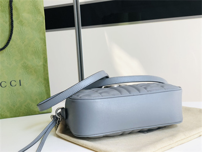 Gu.cci GG Marmont Small Shoulder Bag Blue 447632