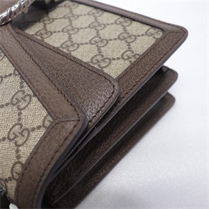 Gu.cci Dionysus GG Supreme Top Handle Shoudler Bag Brown 621512