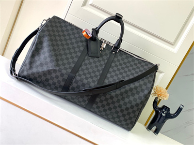 L.V Keepall Bandoulière 55 Damier Graphite M41413