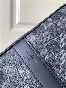 L.V Keepall Bandoulière 50 Damier Graphite M41416
