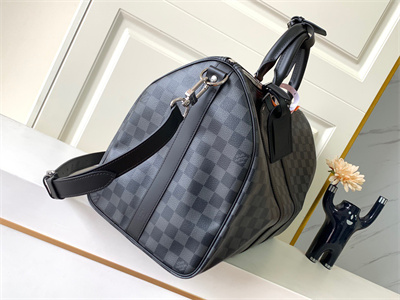 L.V Keepall Bandoulière 45 Damier Graphite M41418