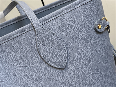 L.V Neverful MM Monogram Empreinte Grey Blue M46482