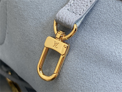 L.V Neverful MM Monogram Empreinte Grey Blue M46482