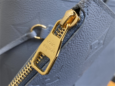 L.V Neverful MM Monogram Empreinte Grey Blue M46482