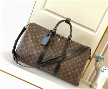 L.V Keepall Bandoulière 50 Monogram Macassar M56713