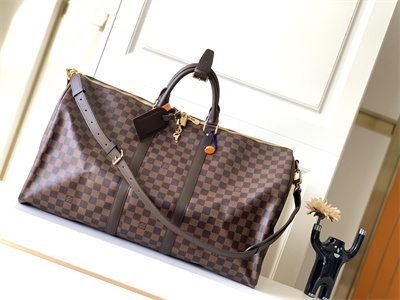 L.V Keepall Bandoulière 55 Damier Ebene N41413