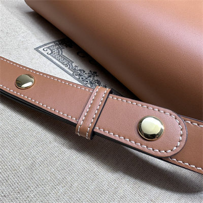 Gu.cci Horsebit 1955 Shoulder Bag Brown Leather 602204