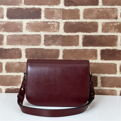 Gucci Horsebit 1955 Shoulder Bag Burgundy Leather 602204