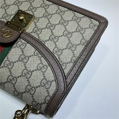Gu.cci Ophidia GG Small Top Handle Bag GG Supreme Canvas 651055