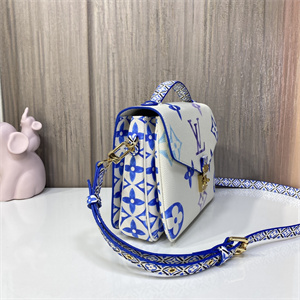 L.V Pochette  Métis  Bag Canvas Blue M23055