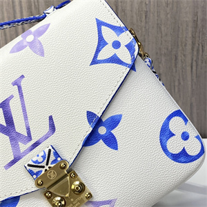 L.V Pochette  Métis  Bag Canvas Blue M23055