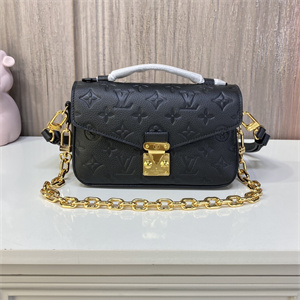 L.V Pochette  Métis  East West Monogram Empreinte Black M46595