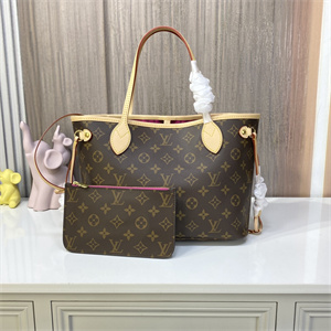 L.V Neverful PM Monogram Canvas Inside Hot Pink M41179