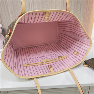 L.V Neverful MM Monogram Canvas Inside Pink M50366
