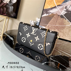L.V  Felicie Pochette Monogram Empreinte Black/Beige M82479