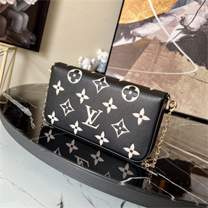 L.V  Felicie Pochette Monogram Empreinte Black/Beige M82479