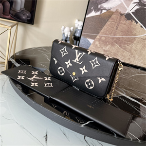 L.V  Felicie Pochette Monogram Empreinte Black/Beige M82479