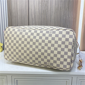 L.V Neverful GM Damier Azur Inside Pink N40604