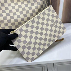L.V Neverful GM Damier Azur Inside Cream N41360
