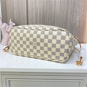 L.V Neverful PM Damier Azur Inside Pink N41606