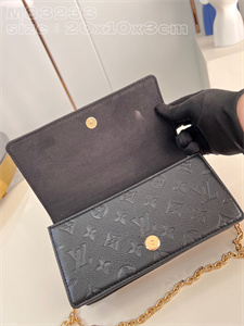 L.V Wallet On Chain LiLy Monogram Emprenite Black M83233