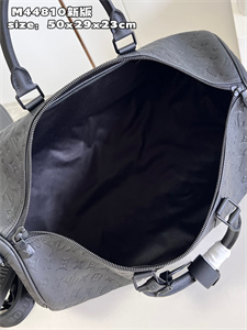 L.V Keepall Bandoulière 50 Monogram Shadow Black M44810